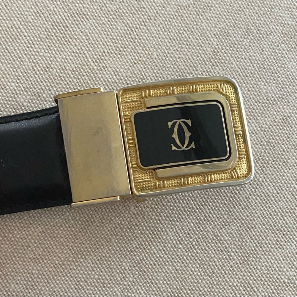 Men’s Vintage Cartier Double C Belt Buckle